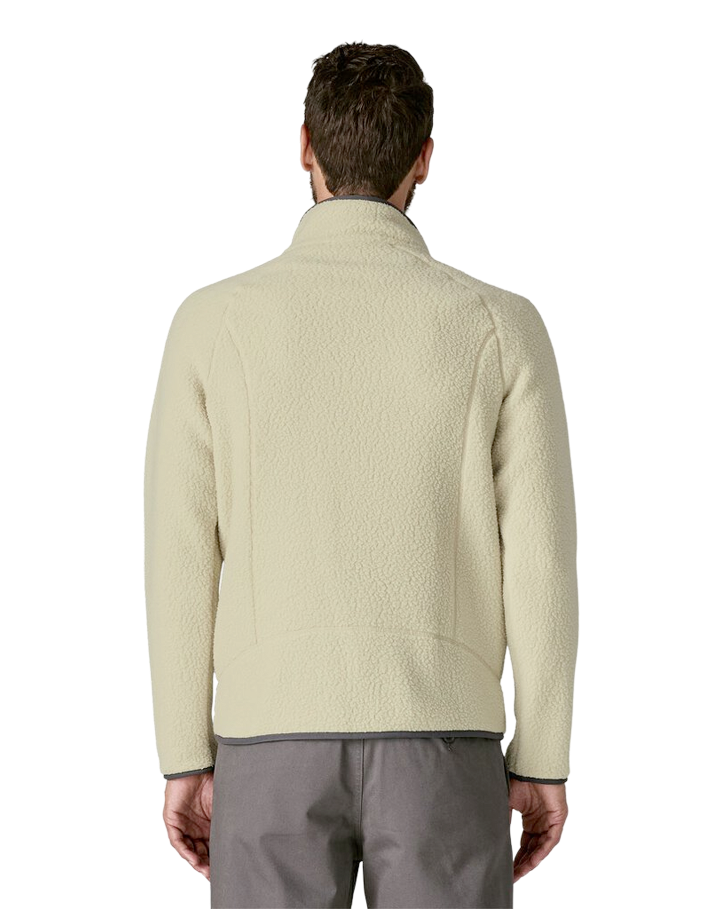 Retro Pile Jacket – Pelican / Smolder Blue