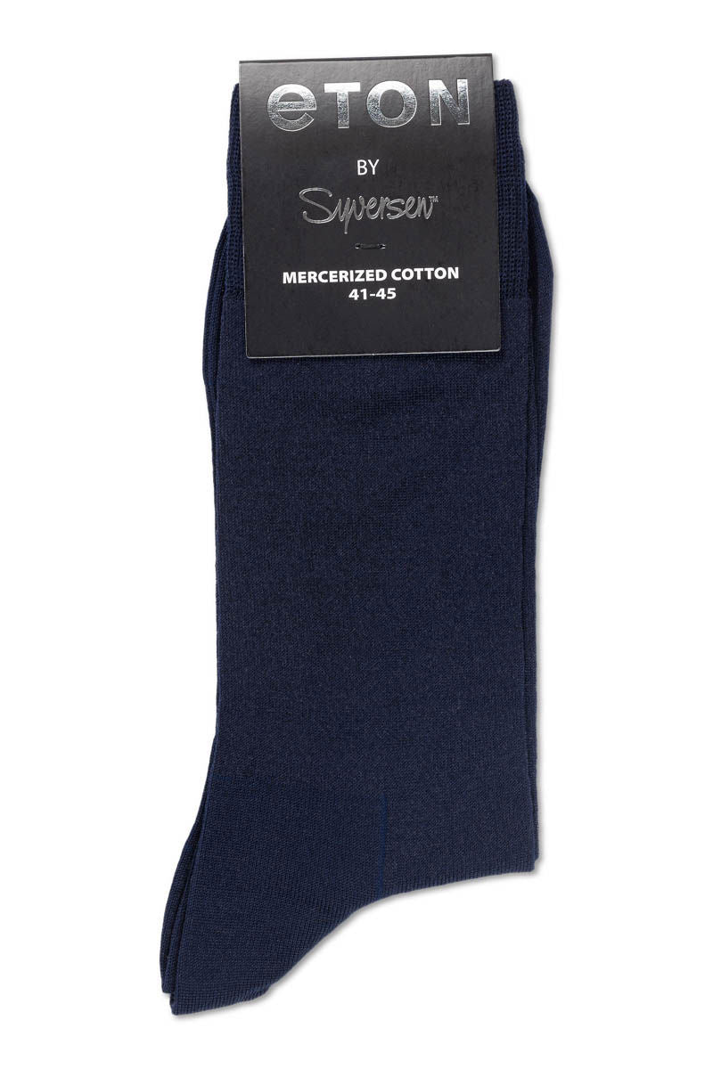 Eton Merc.Cotton Plain Dark Blue