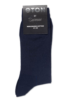 Eton Merc.Cotton Plain Dark Blue