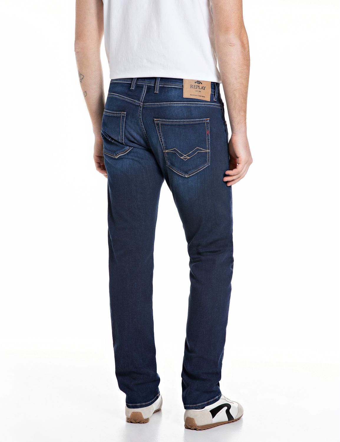 Grover Straight Fit Jeans – Dark Blue