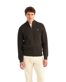 Colin Half Zip Brown
