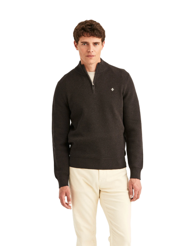 Colin Half Zip Brown