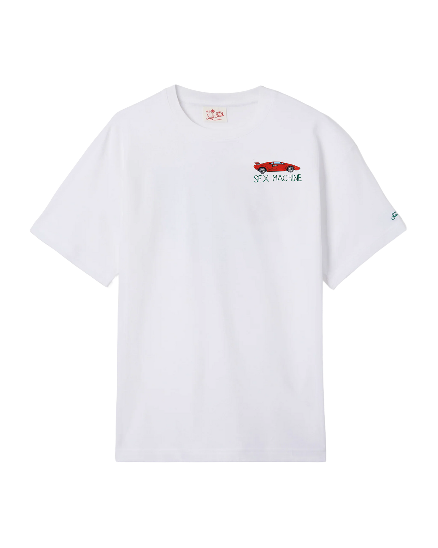 Portofino T-shirt with Car Sex Machine Embroidery