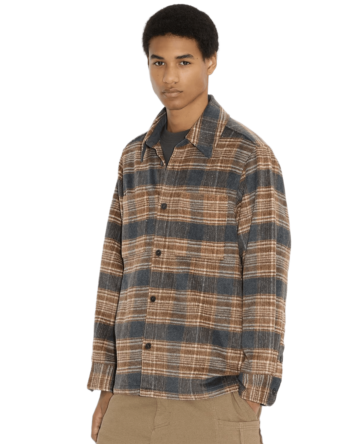 Relaxed Flannel Overshirt