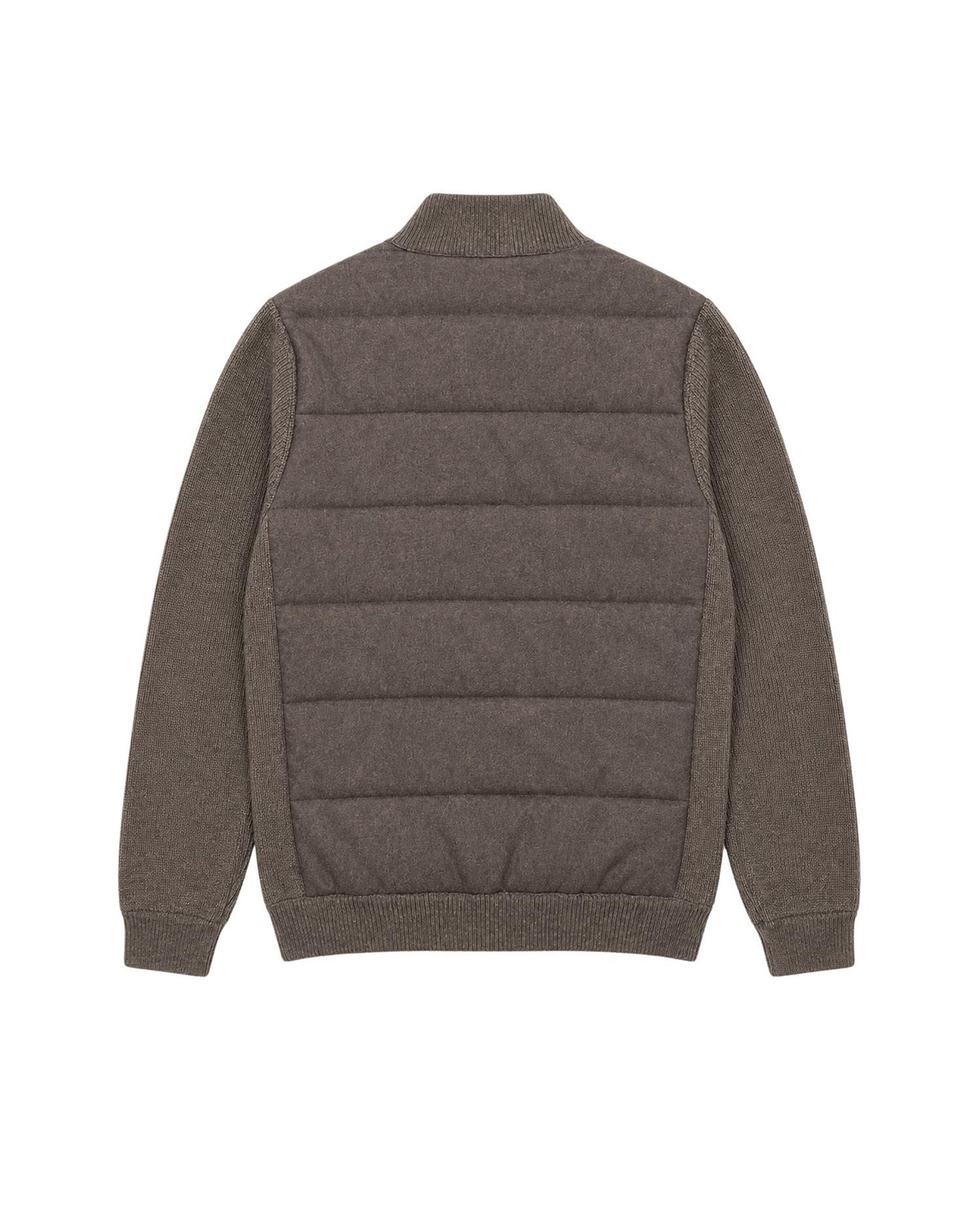 Zip Jacket Flanell – Brun