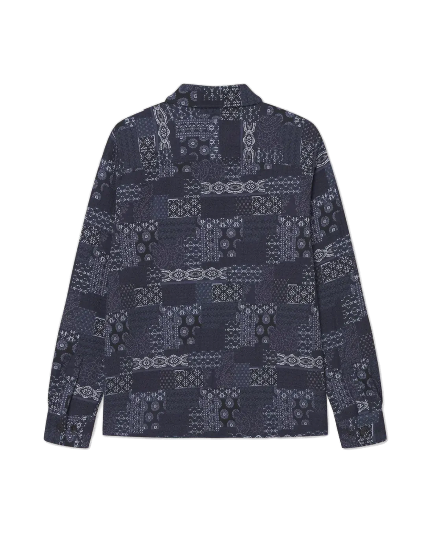 Layton Contrast Jacquard Overshirt