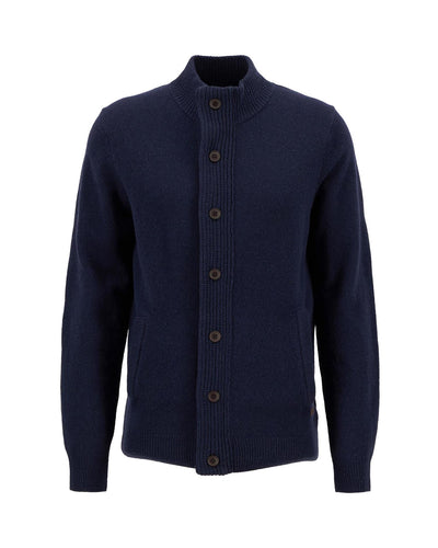 Essential Elbow-Patch Cardigan – Classic Navy