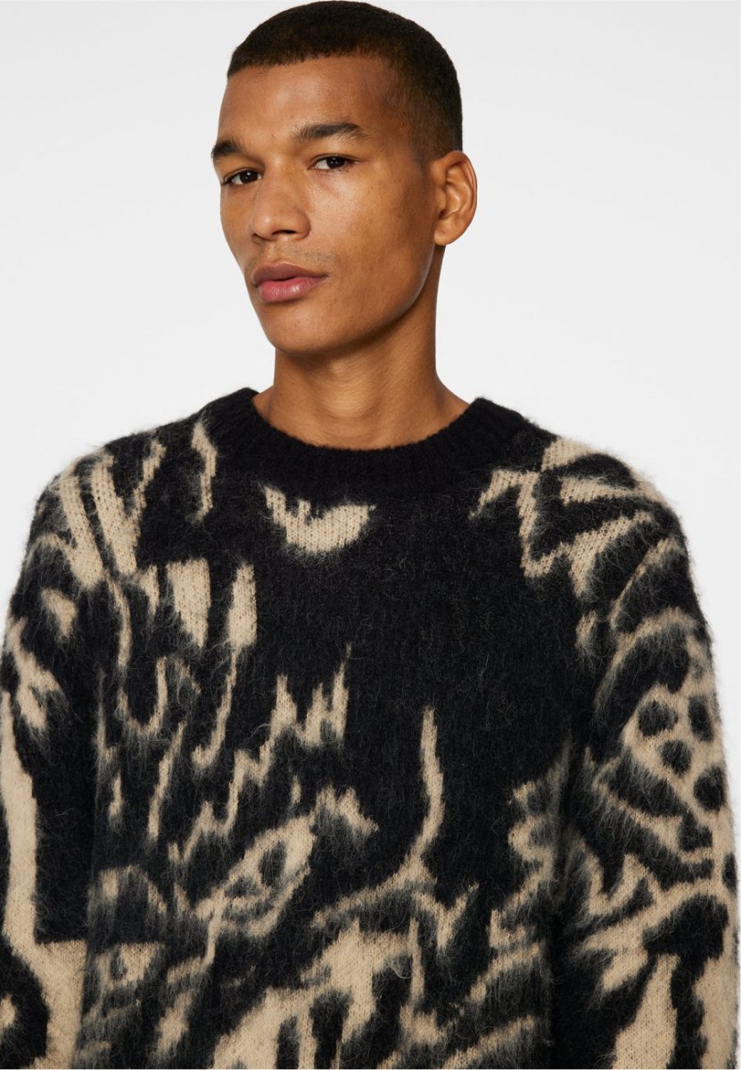 J.Lindeberg Falkor Jacquard Knit Sweater - Mandy