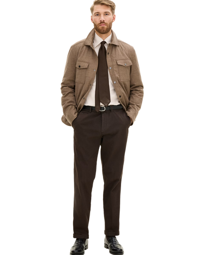 Regular Fit Vattert Flannel Overshirt