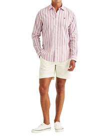 Douglas Linen Mix Stripe - Pink