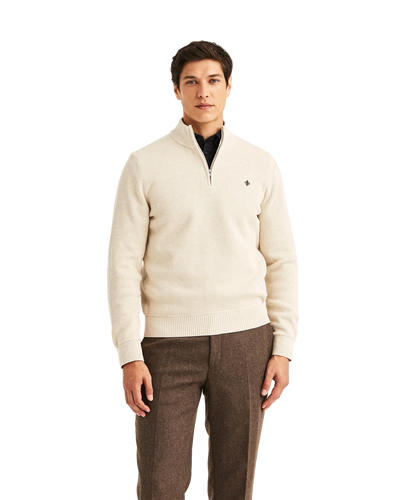 Colin Half Zip Khaki