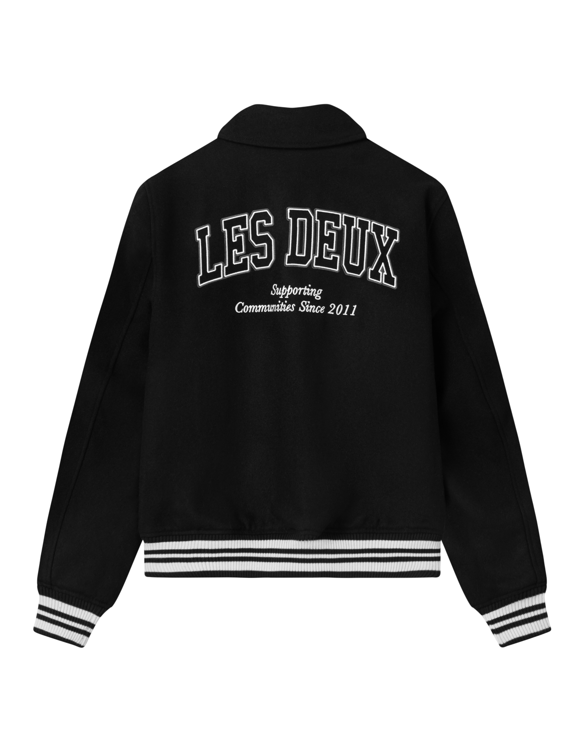 Varsity wool jacket
