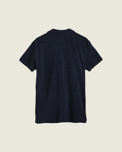 Navy Polo Terry Shirt