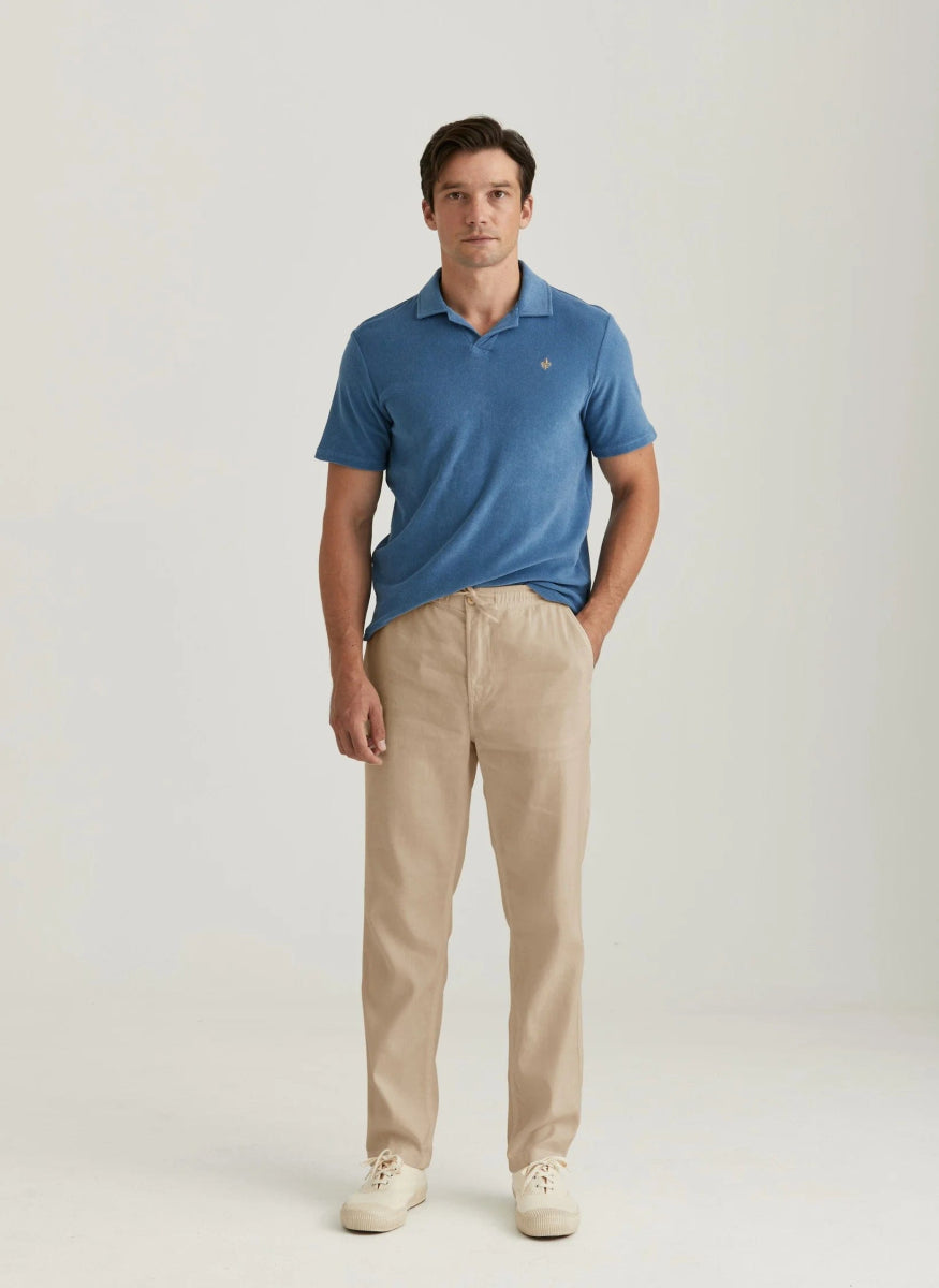 Morris Stockholm Fenix Linen Trousers - Mandy