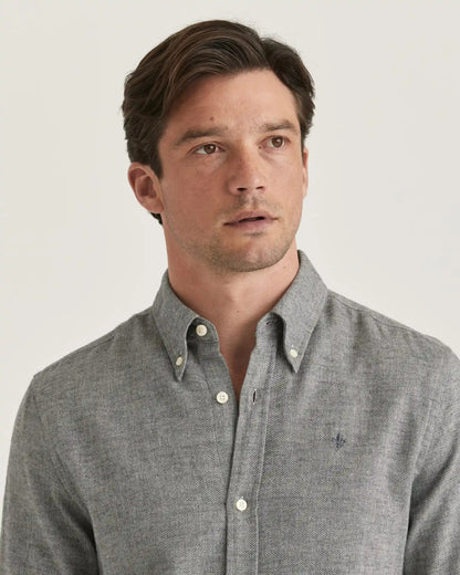 Morris Stockholm Flannel Donegal Shirt - Mandy