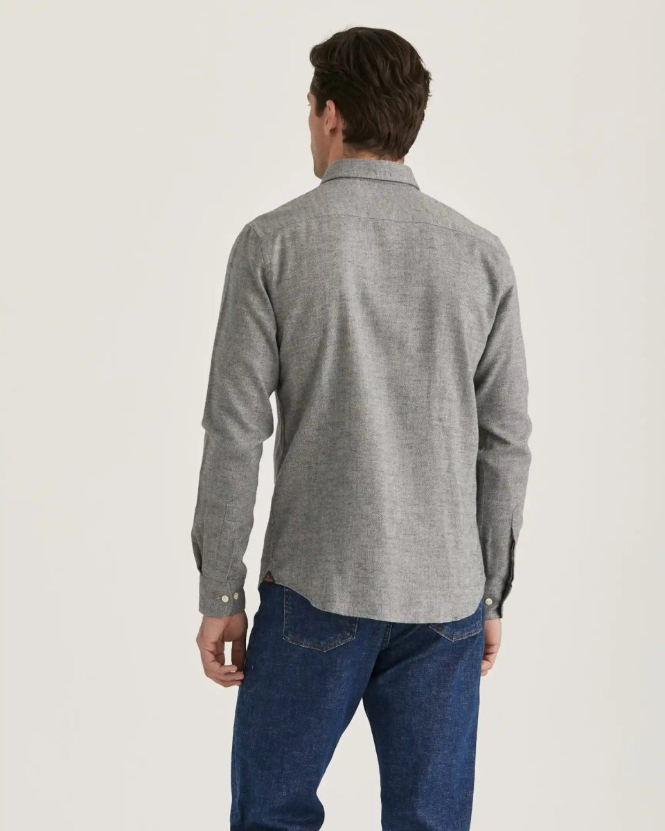 Morris Stockholm Flannel Donegal Shirt - Mandy