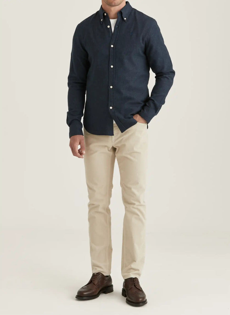 Morris Stockholm Flannel Donegal - Slim - Mandy