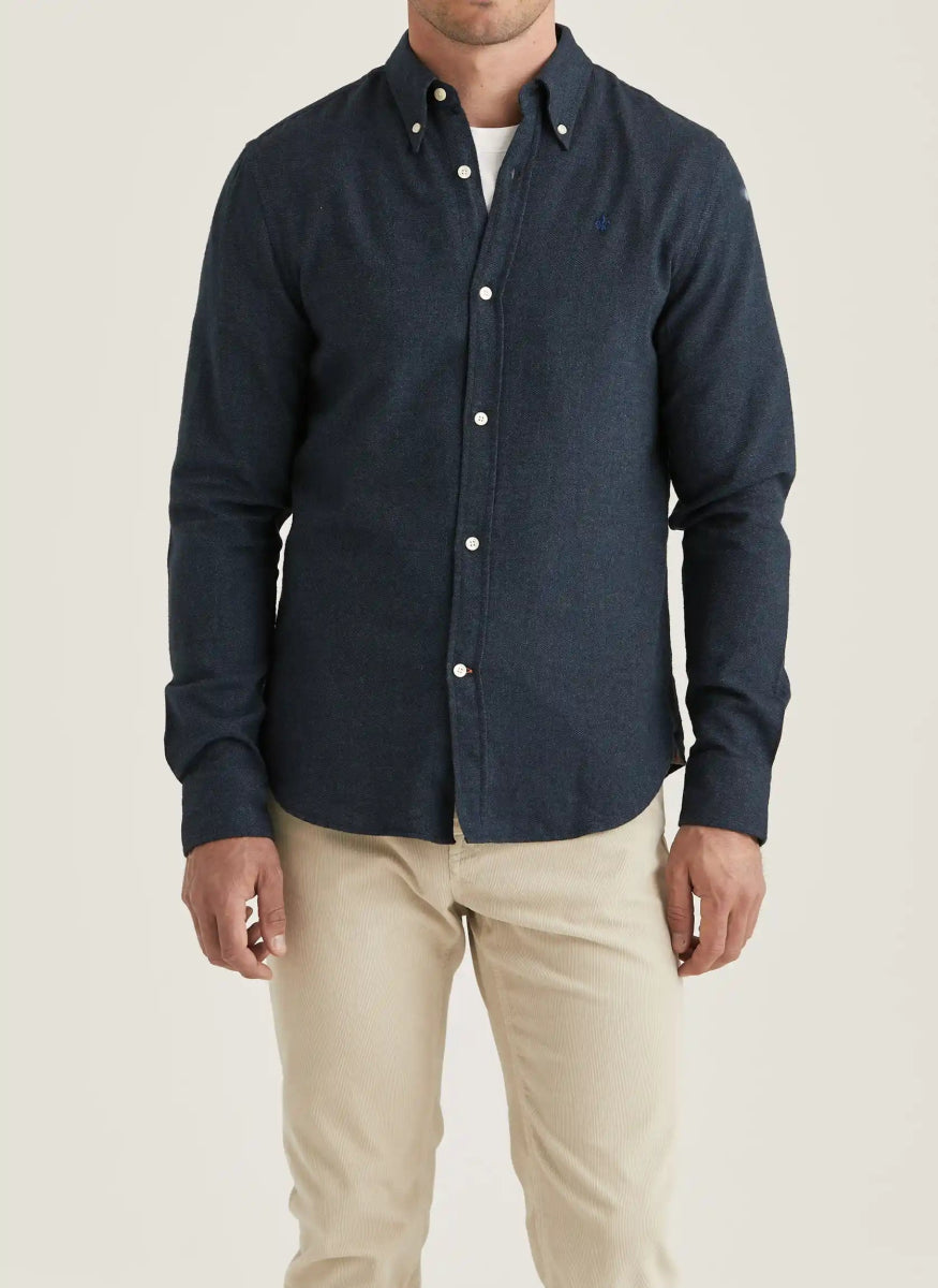 Morris Stockholm Flannel Donegal - Slim - Mandy