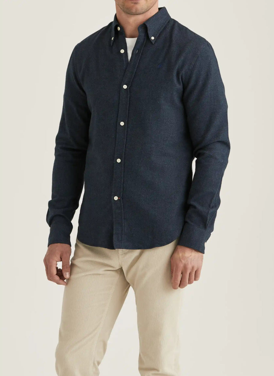 Morris Stockholm Flannel Donegal - Slim - Mandy