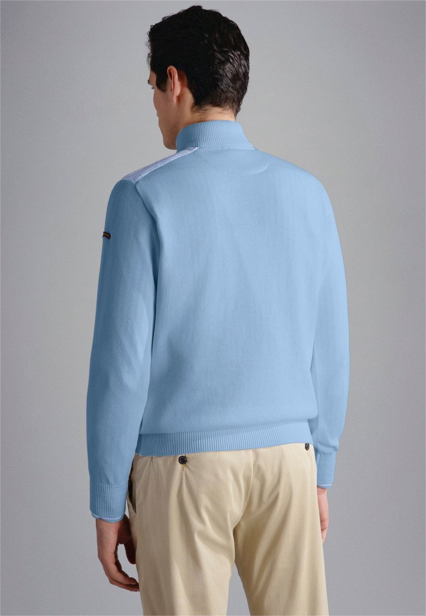 Paul & Shark Fresco Cotton Half Zip - Mandy