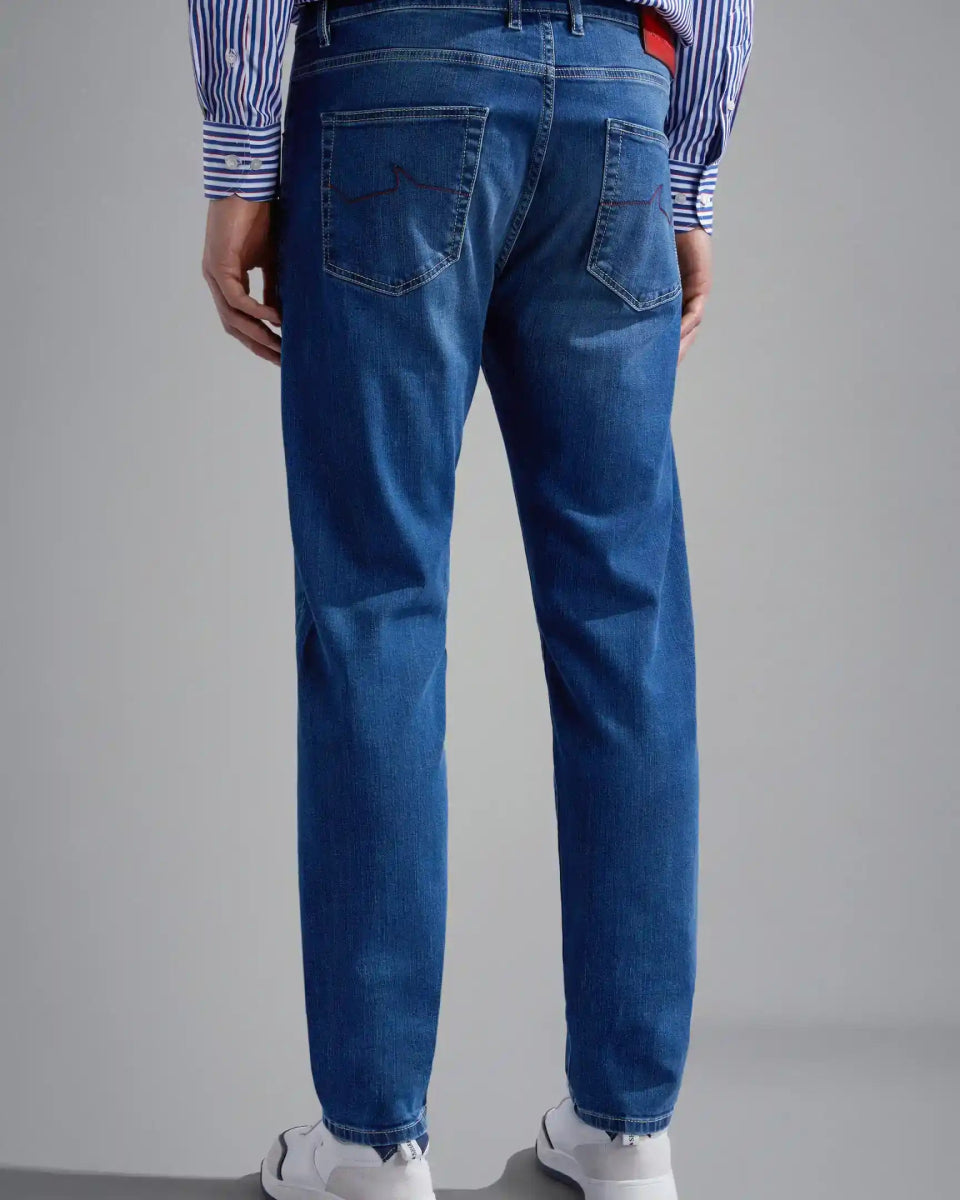 Paul & Shark Giza Cotton Denim Stretch Jeans - Mandy