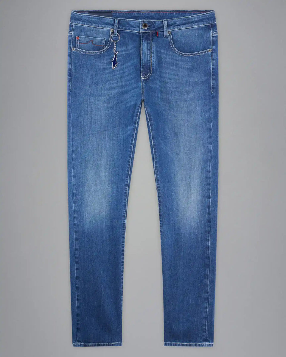 Paul & Shark Giza Cotton Denim Stretch Jeans - Mandy
