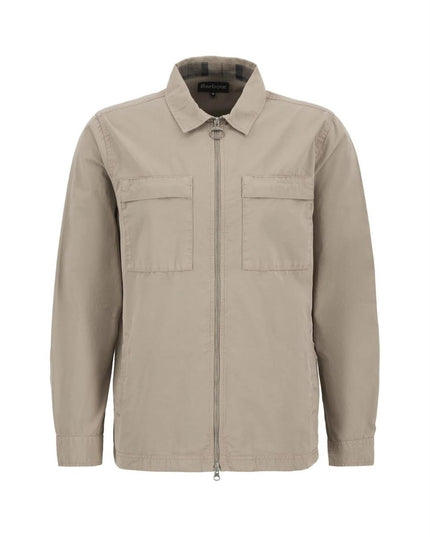Barbour Glendale overshirt - Lysebrun - Mandy