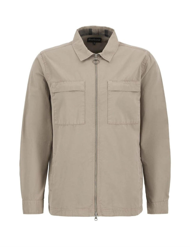 Barbour Glendale overshirt - Lysebrun - Mandy