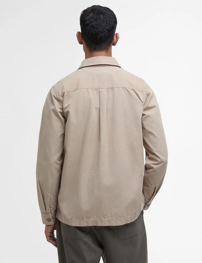 Barbour Glendale overshirt - Lysebrun - Mandy