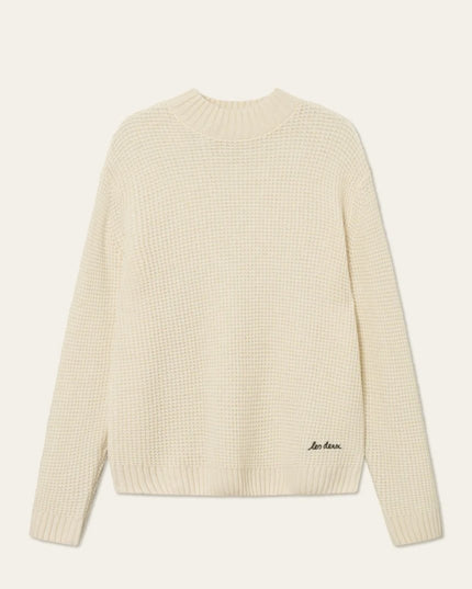 Les Deux Grady Waffle Mockneck - Mandy