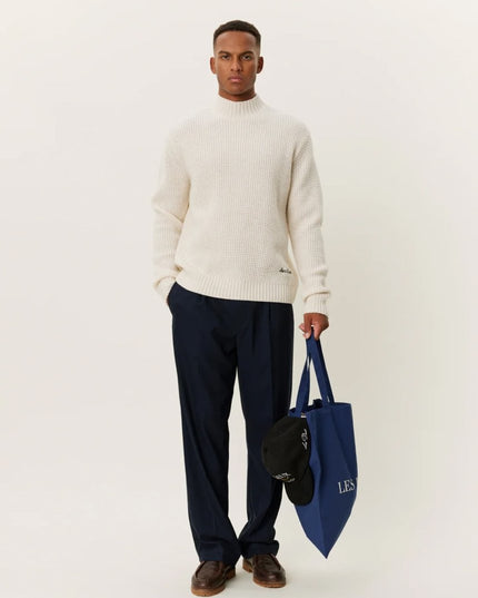 Les Deux Grady Waffle Mockneck - Mandy
