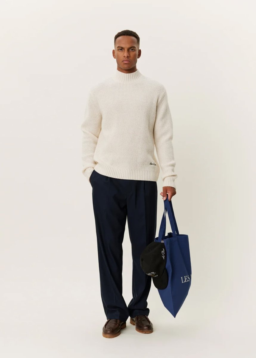 Les Deux Grady Waffle Mockneck - Mandy