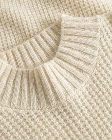 Les Deux Grady Waffle Mockneck - Mandy