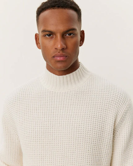 Les Deux Grady Waffle Mockneck - Mandy