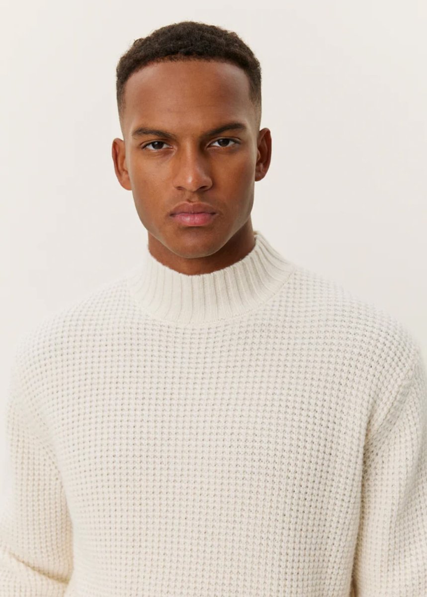 Les Deux Grady Waffle Mockneck - Mandy