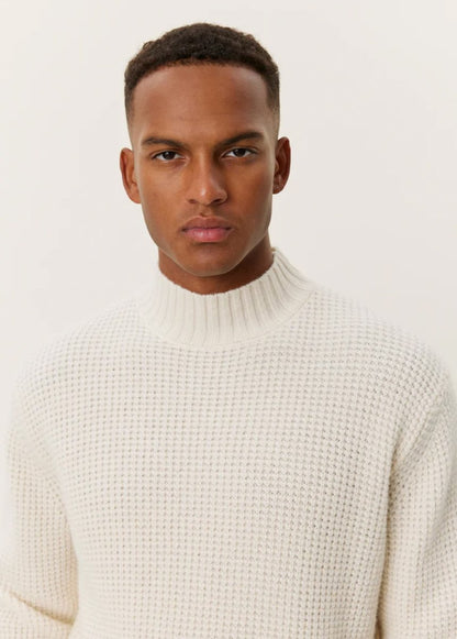Les Deux Grady Waffle Mockneck - Mandy