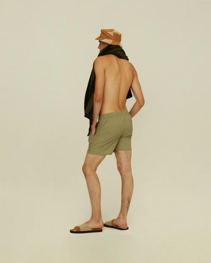 OAS Green Nylon Swim Shorts - Mandy