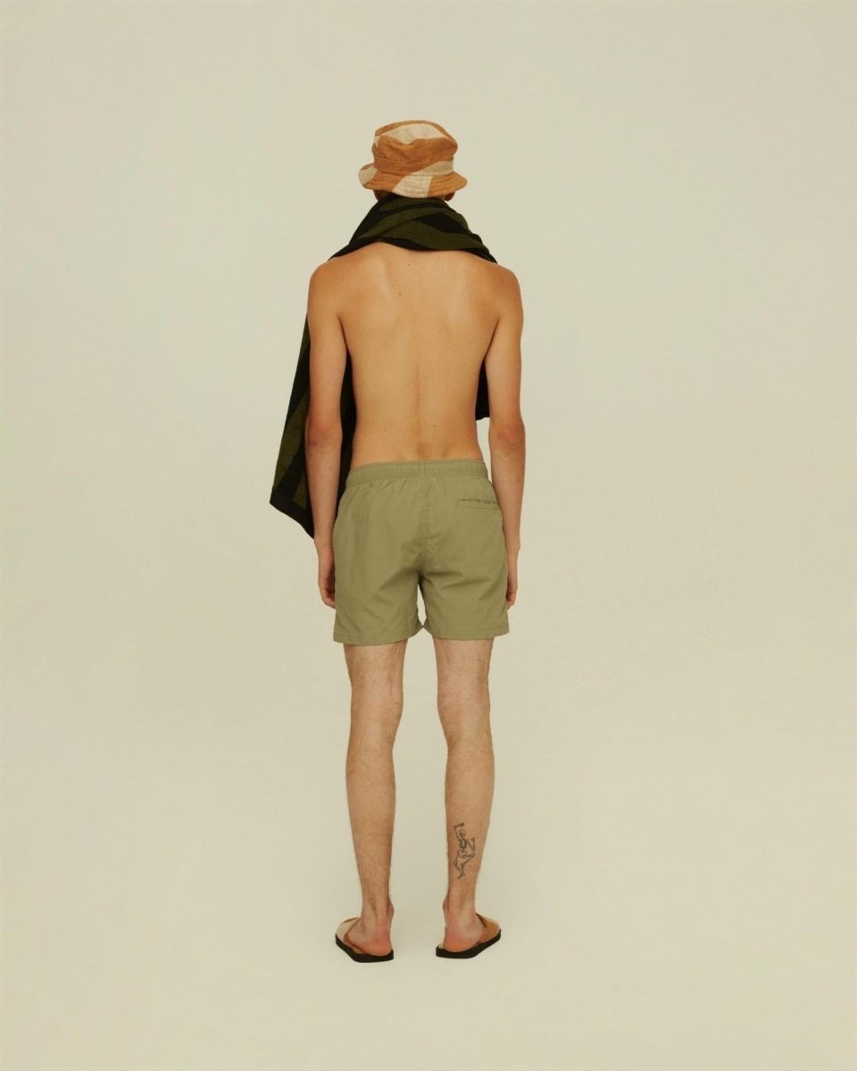 OAS Green Nylon Swim Shorts - Mandy