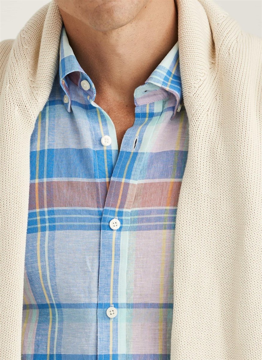 Morris Stockholm Happy linen check - Ruter - Mandy