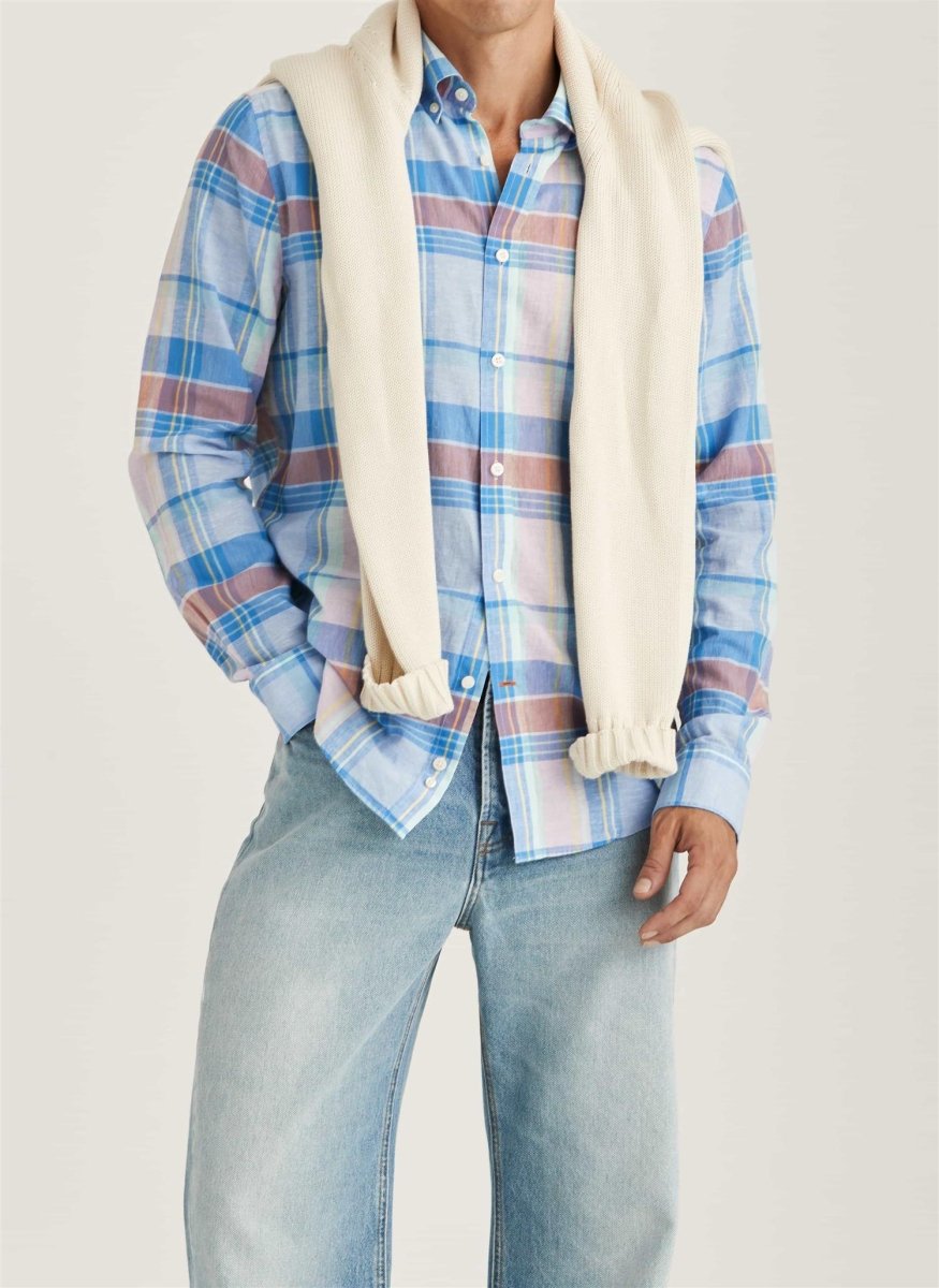 Morris Stockholm Happy linen check - Ruter - Mandy