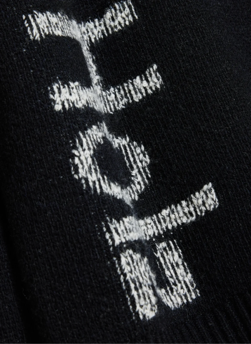 Holzweiler Haza Logo Crew Black Mix - Mandy