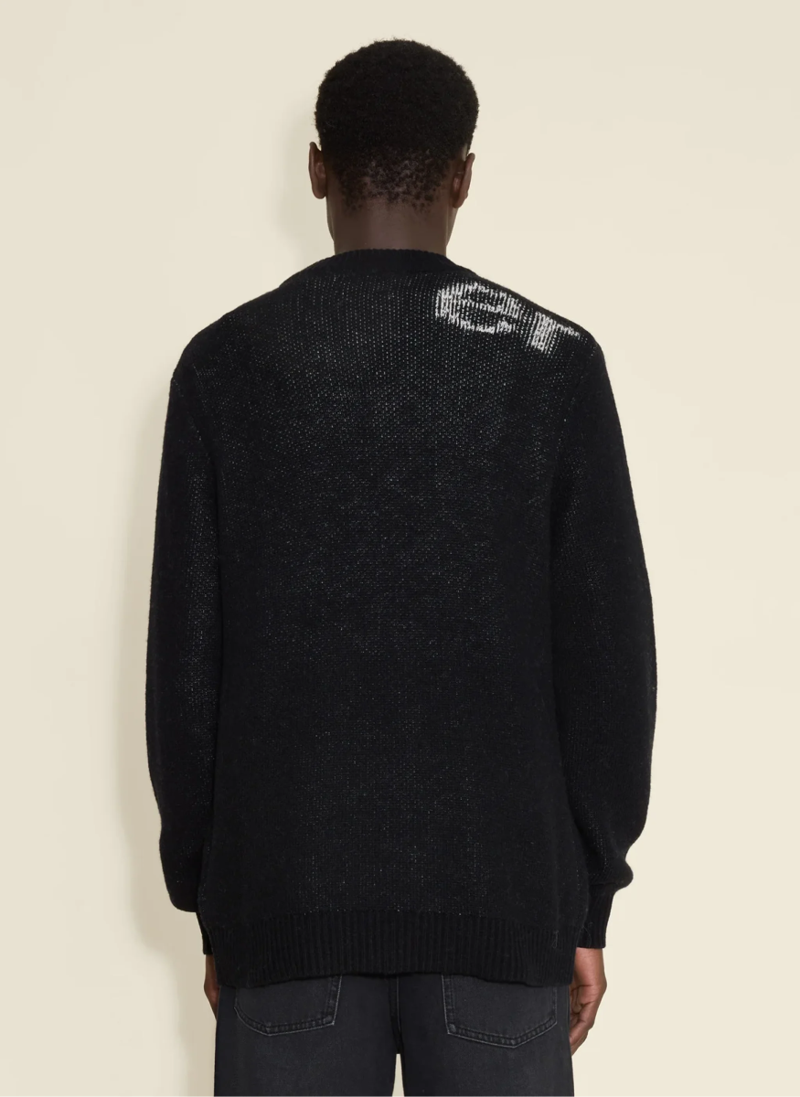 Holzweiler Haza Logo Crew Black Mix - Mandy