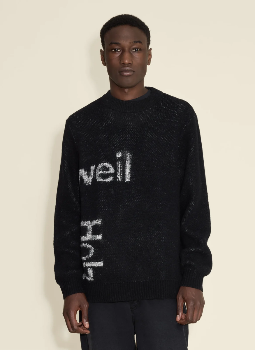Holzweiler Haza Logo Crew Black Mix - Mandy