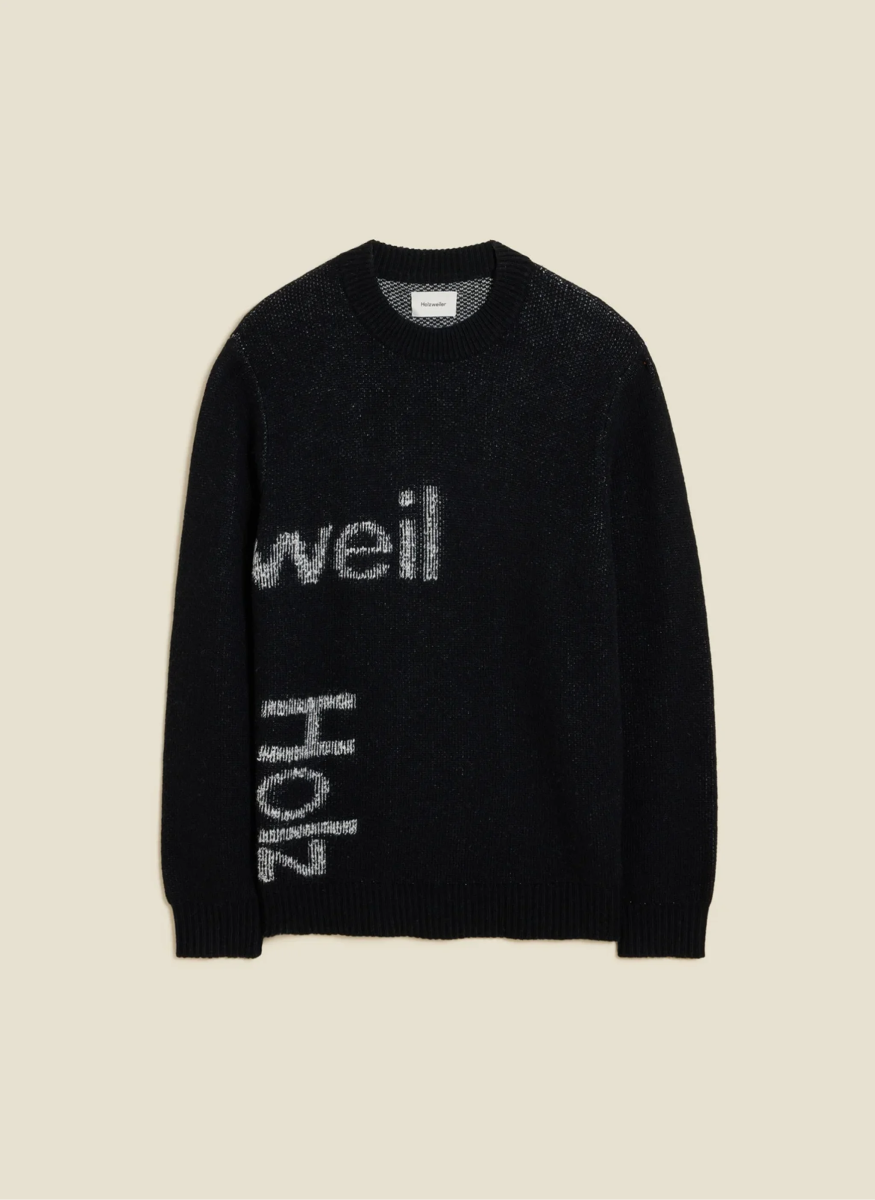 Holzweiler Haza Logo Crew Black Mix - Mandy