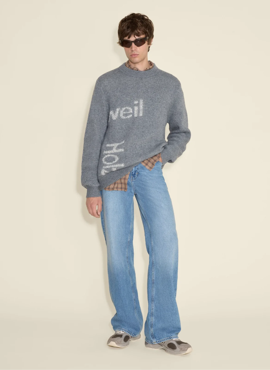 Holzweiler Haza Logo Crew Grey Mix - Mandy