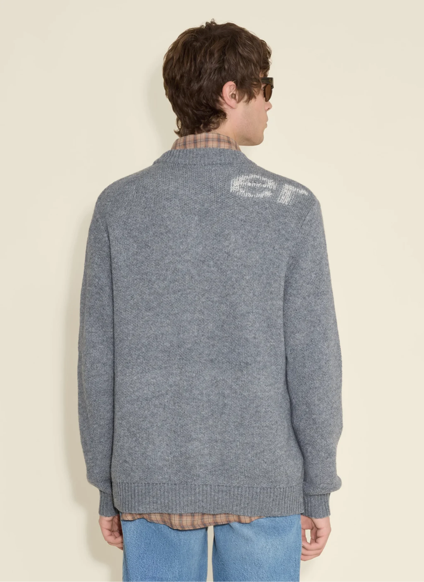 Holzweiler Haza Logo Crew Grey Mix - Mandy
