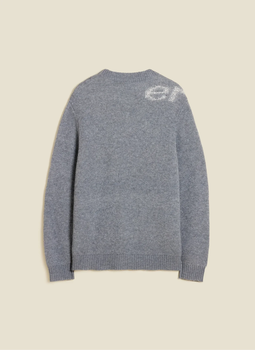 Holzweiler Haza Logo Crew Grey Mix - Mandy