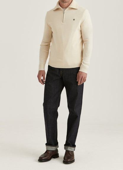 Morris Stockholm Hertford Half Zip - Mandy
