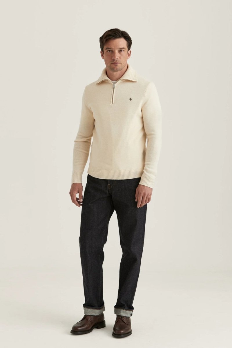 Morris Stockholm Hertford Half Zip - Mandy