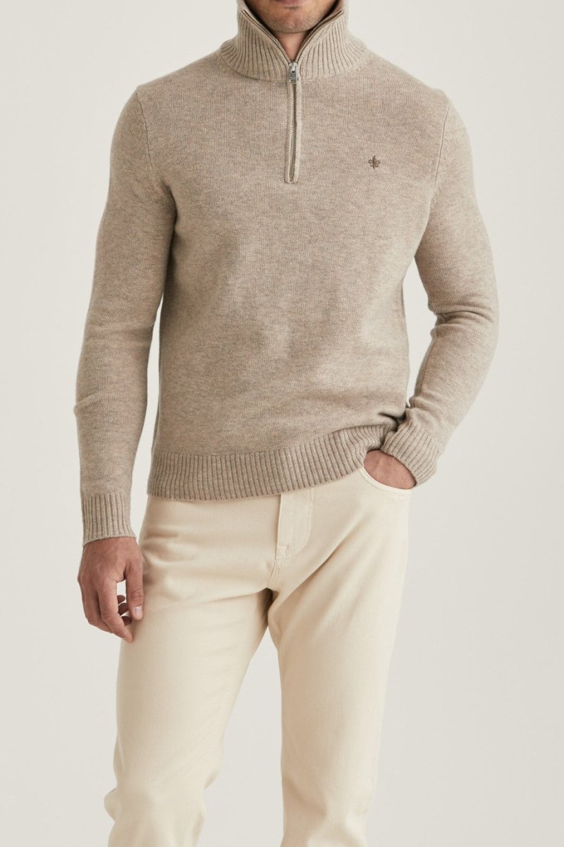 Morris Stockholm Hertford Half Zip - Mandy